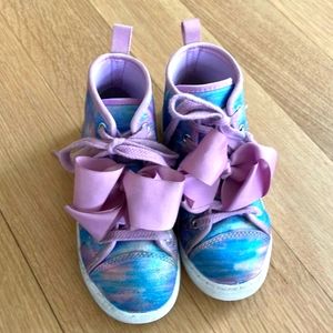 JOJO GIRLS SIWA SWIRL HI TOP SNEAKERS SIZE 13